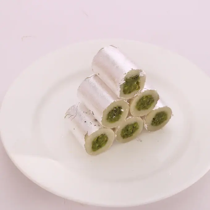 Badam Pista Roll (10 pcs)